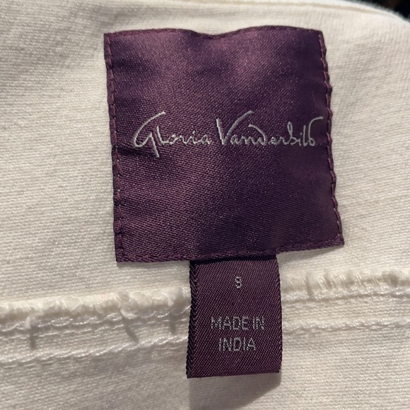 NWT white jean jacket, Gloria Vanderbilt size S - Picture 5 of 9